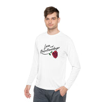 Men's Love & Relationships White Long Sleeve Tee