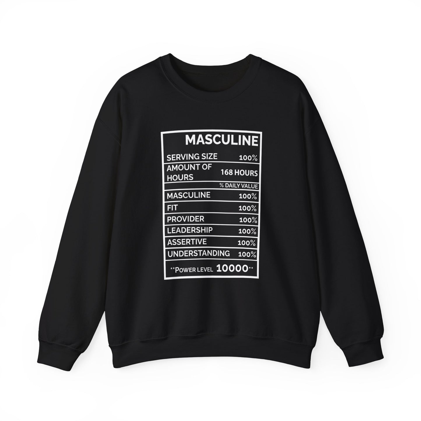 Premium Men's Masquline Black Sweatshirt