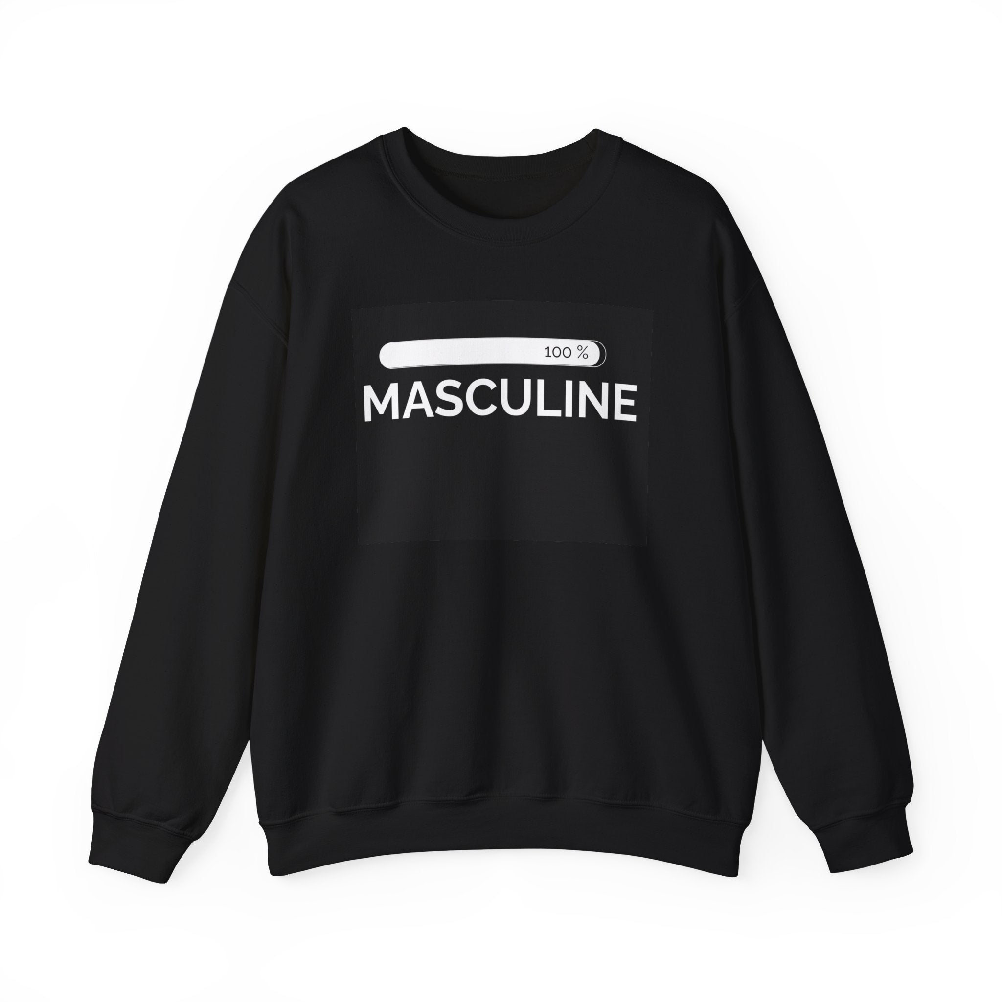 Men's Masculine Black Sweatshirt