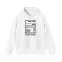 Premium Men's Masculine White Hoodie