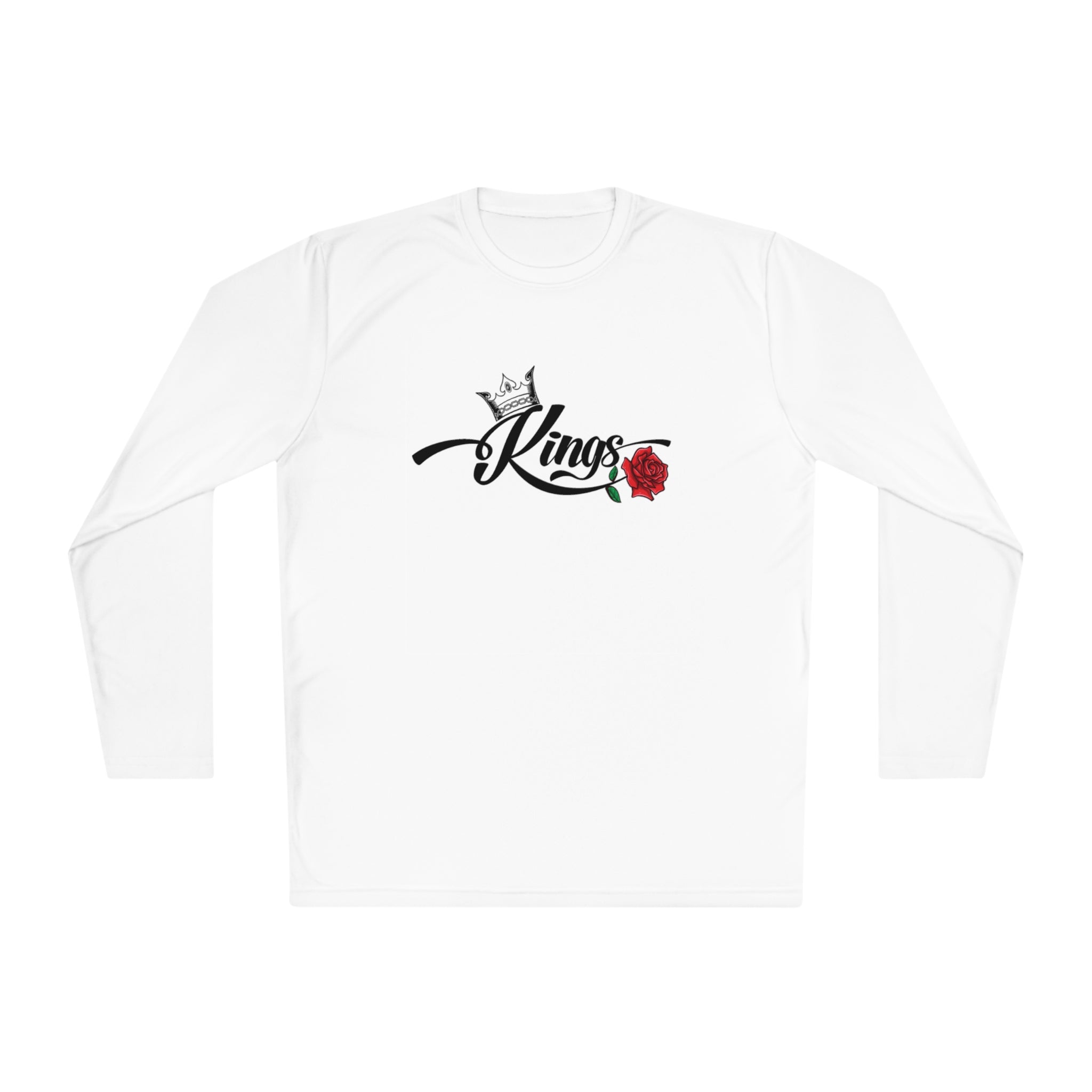 Men's King White Long Sleeve Tee