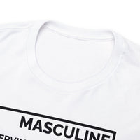 Premium Men's Masculine White T-Shirt