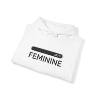 Woman's Feminine White Hoodie