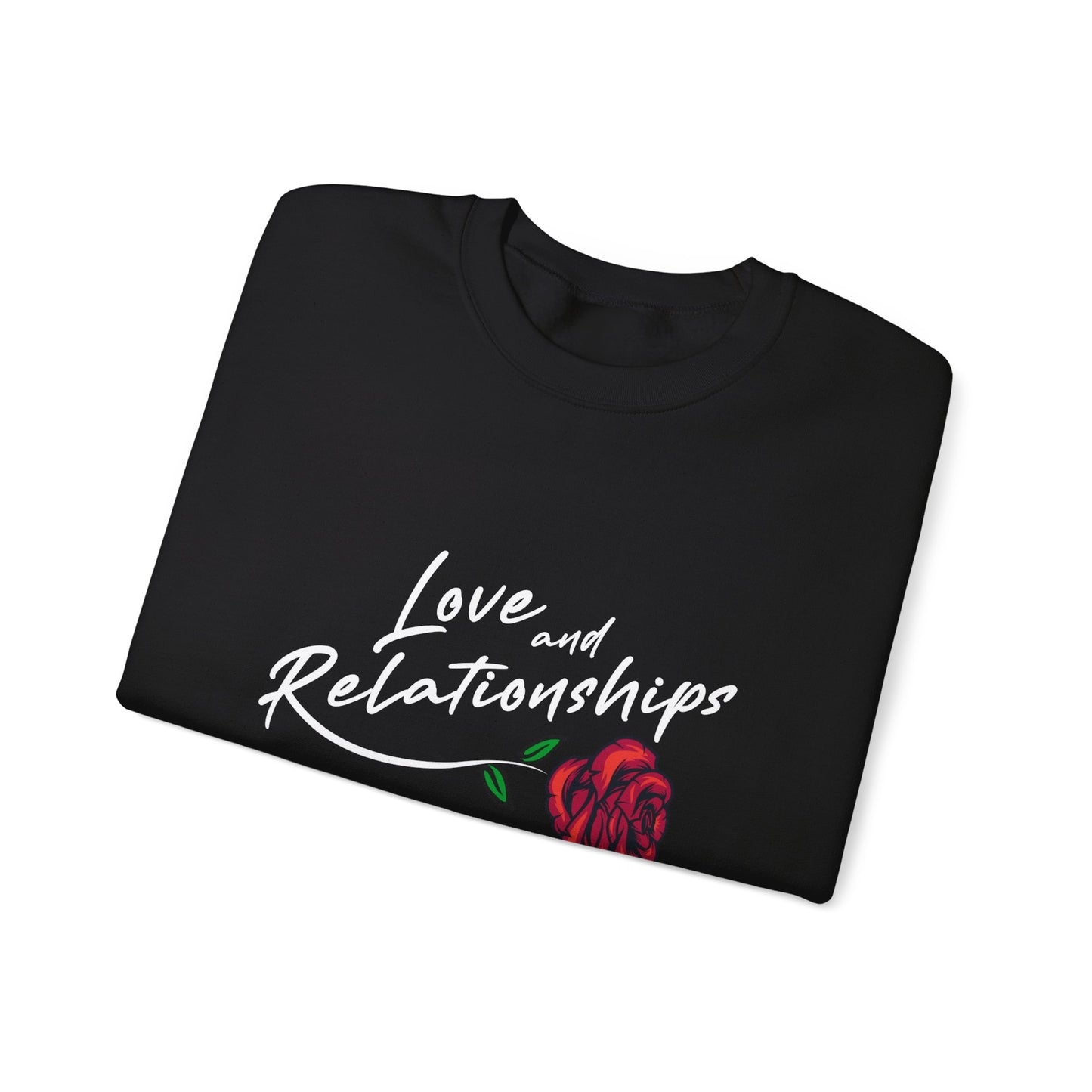 Men's Love & Relationships Black Sweatshirt