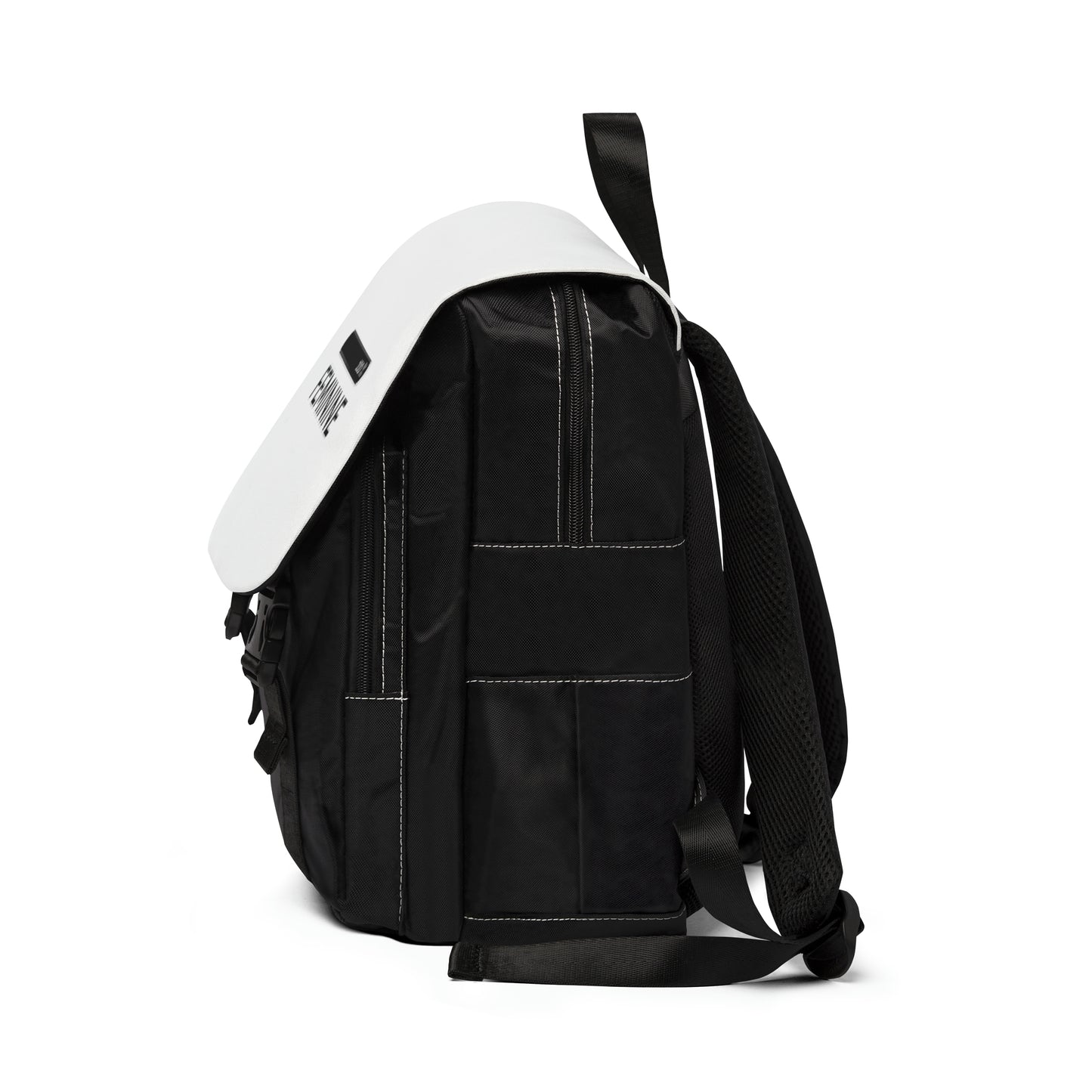 Woman's Feminine White Casual Shoulder Backpack