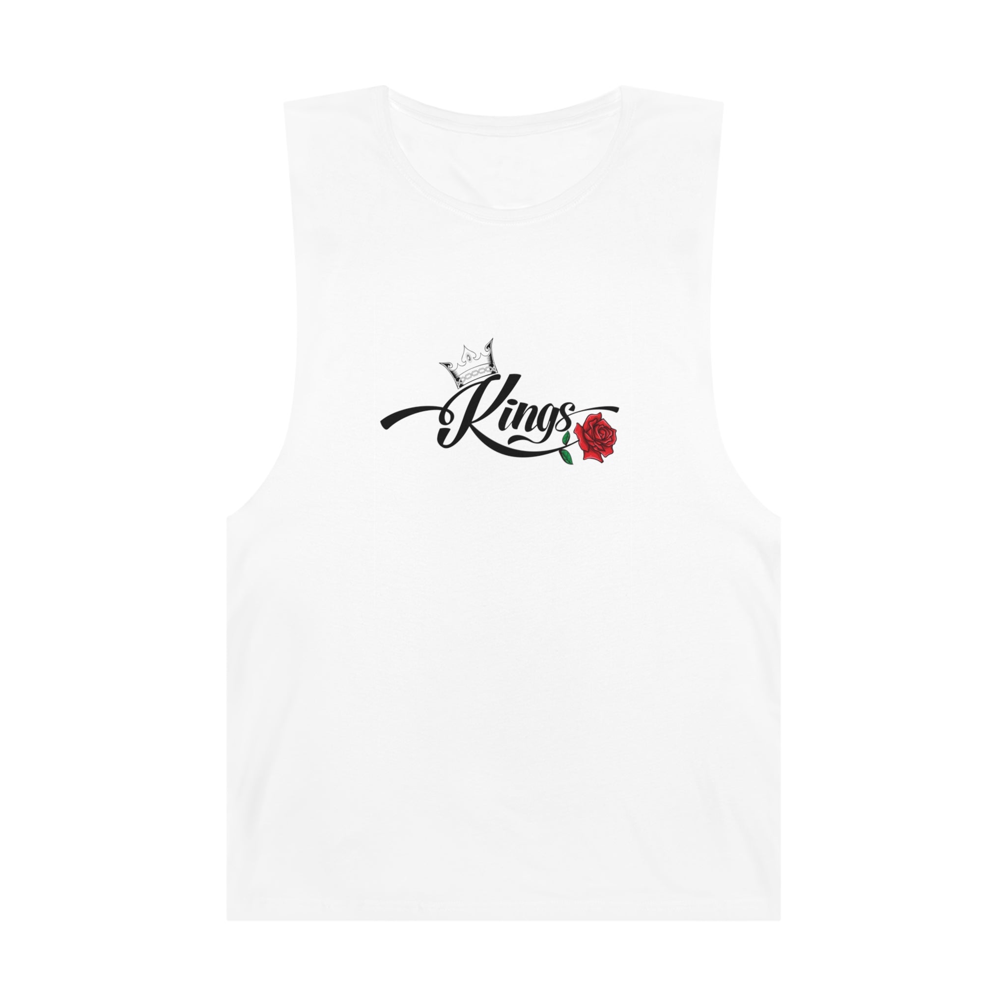 Men's King White Tank