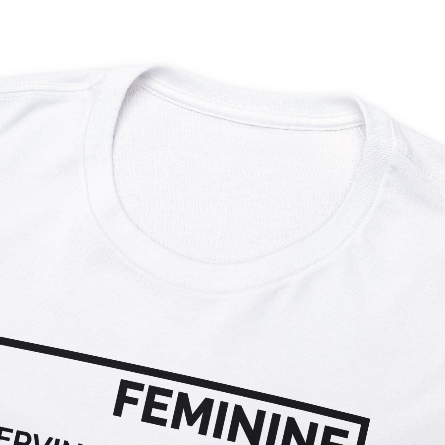 Women's Feminine White T-Shirt