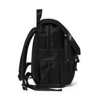 Never Settle For Less Black Casual Shoulder Backpack