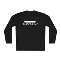 Men's Masculine Black Long Sleeve Tee