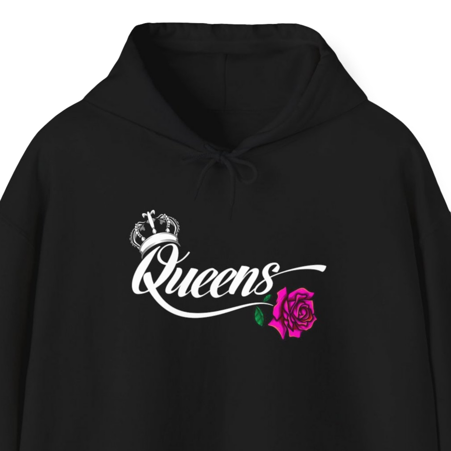 Woman's Queen Black Hoodie