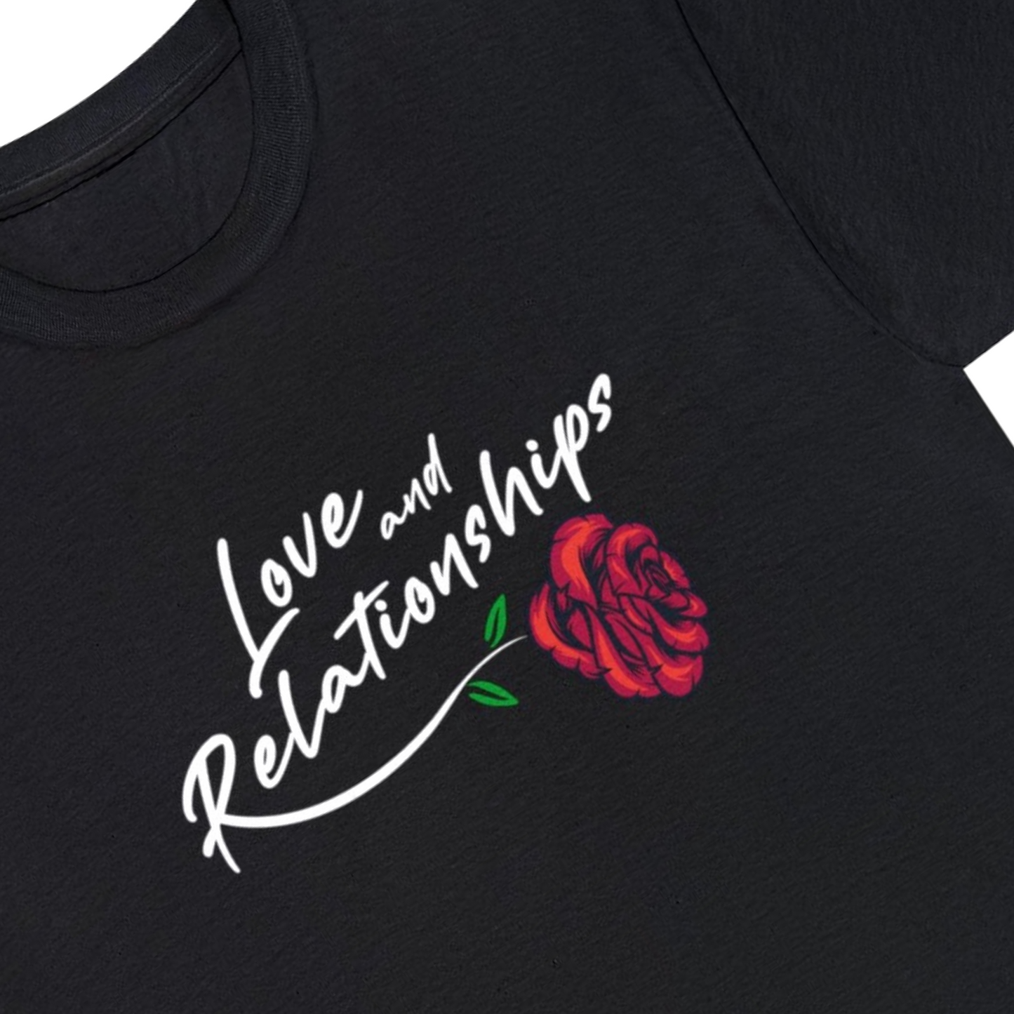 Men's Love & Relationships Black T-Shirt