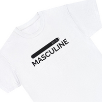 Men's Masculine White T-Shirt