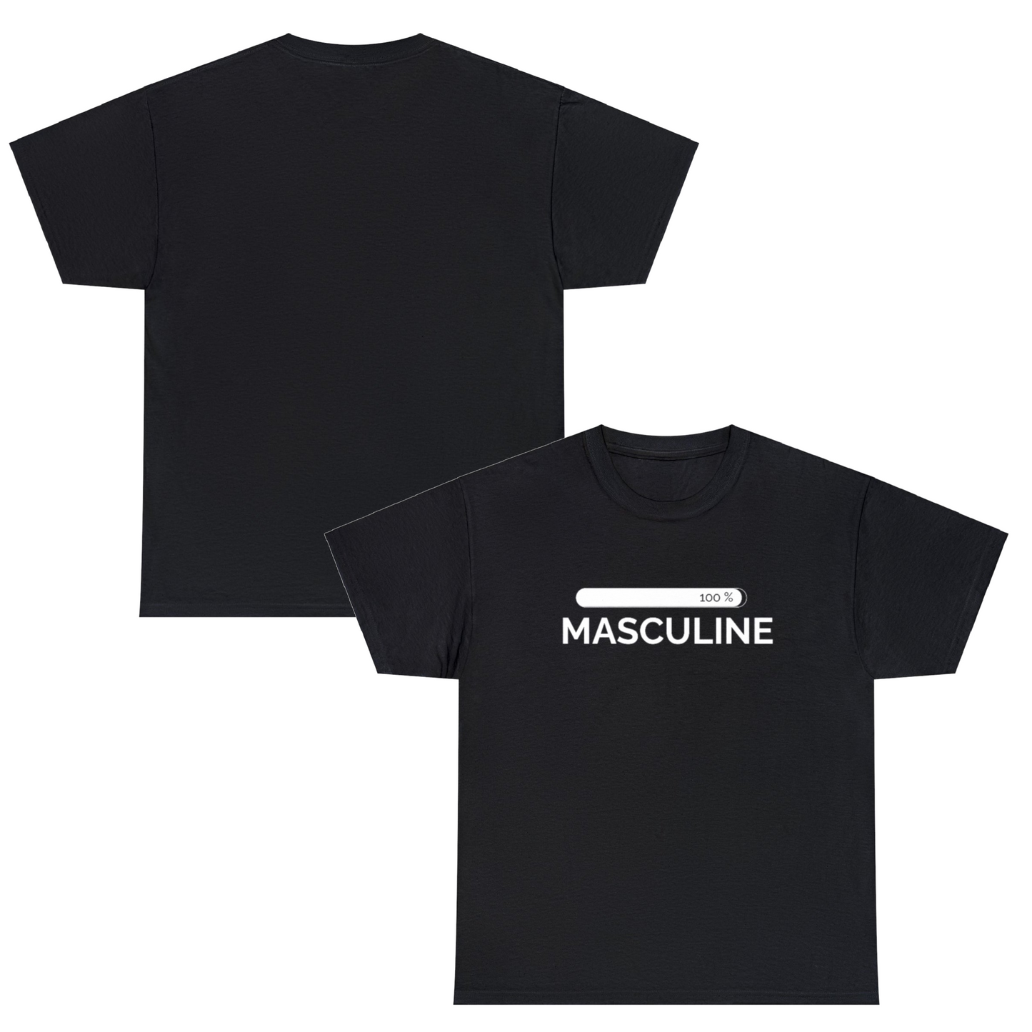 Men's Masculine Black T-Shirt