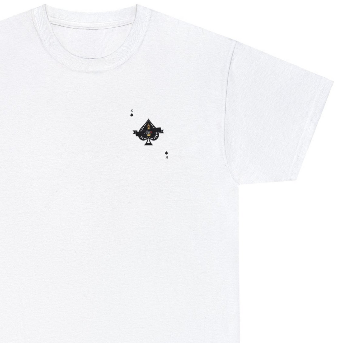 Men's Ace King White Tee