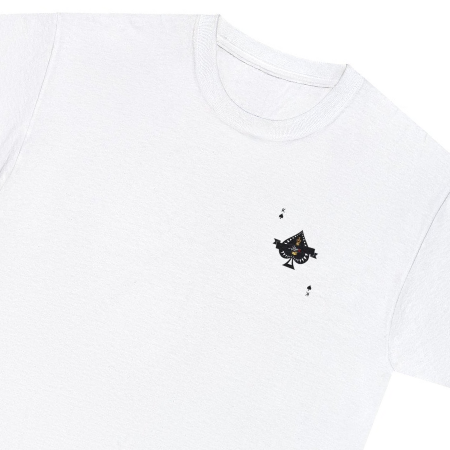 Men's Ace King White Tee