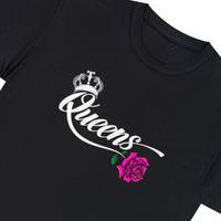 Women’s Queen Black Tee