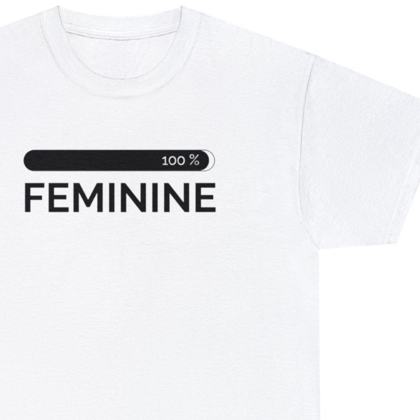 Women’s Feminine White Tee