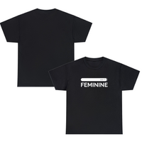 Women’s Feminine Black Tee