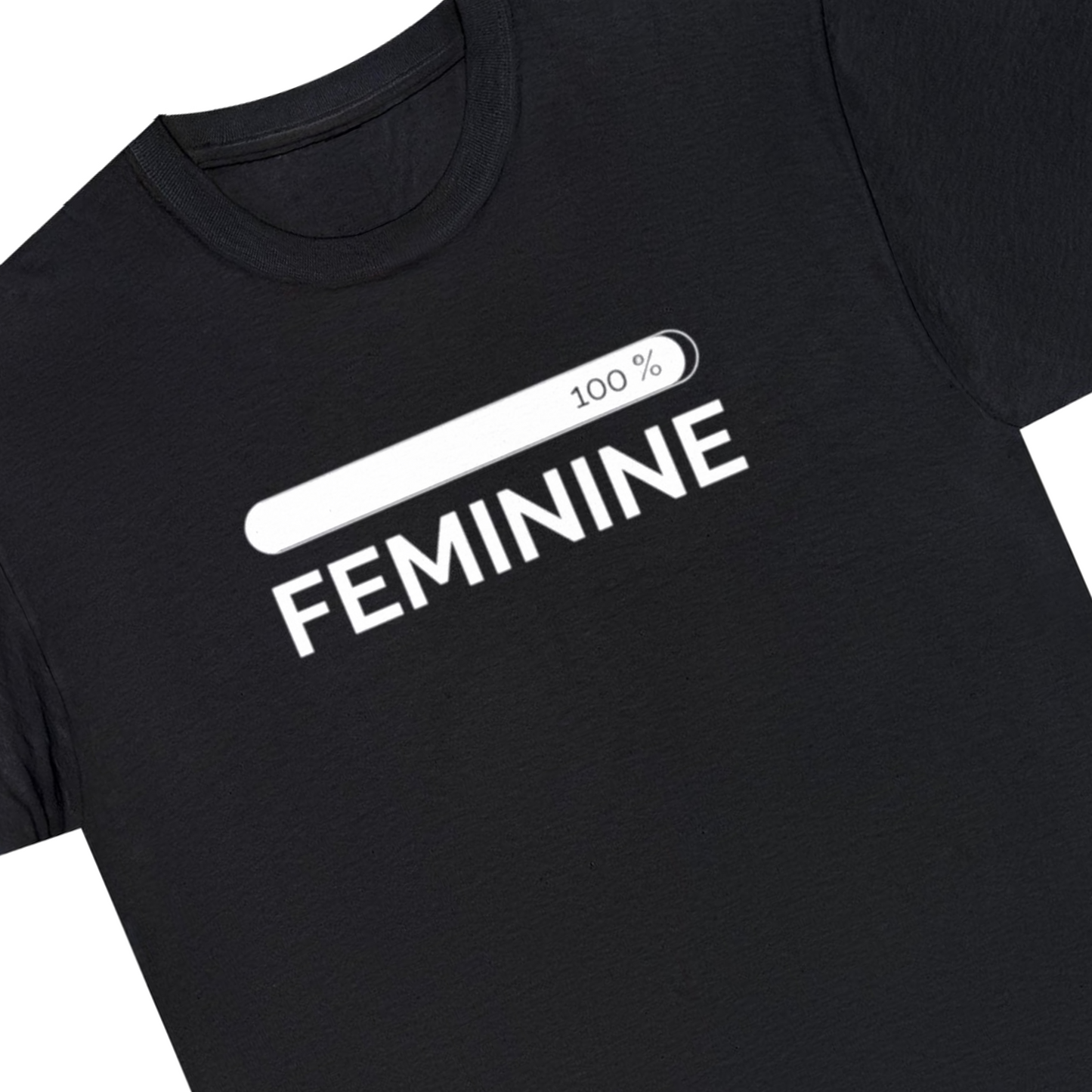 Women’s Feminine Black Tee