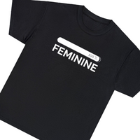 Women’s Feminine Black Tee