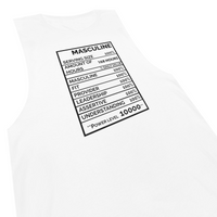 Premium Men's Masculine White Tank