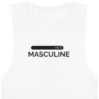 Men's Masculine White Tank