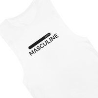 Men's Masculine White Tank