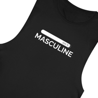 Men's Masculine Black Tank