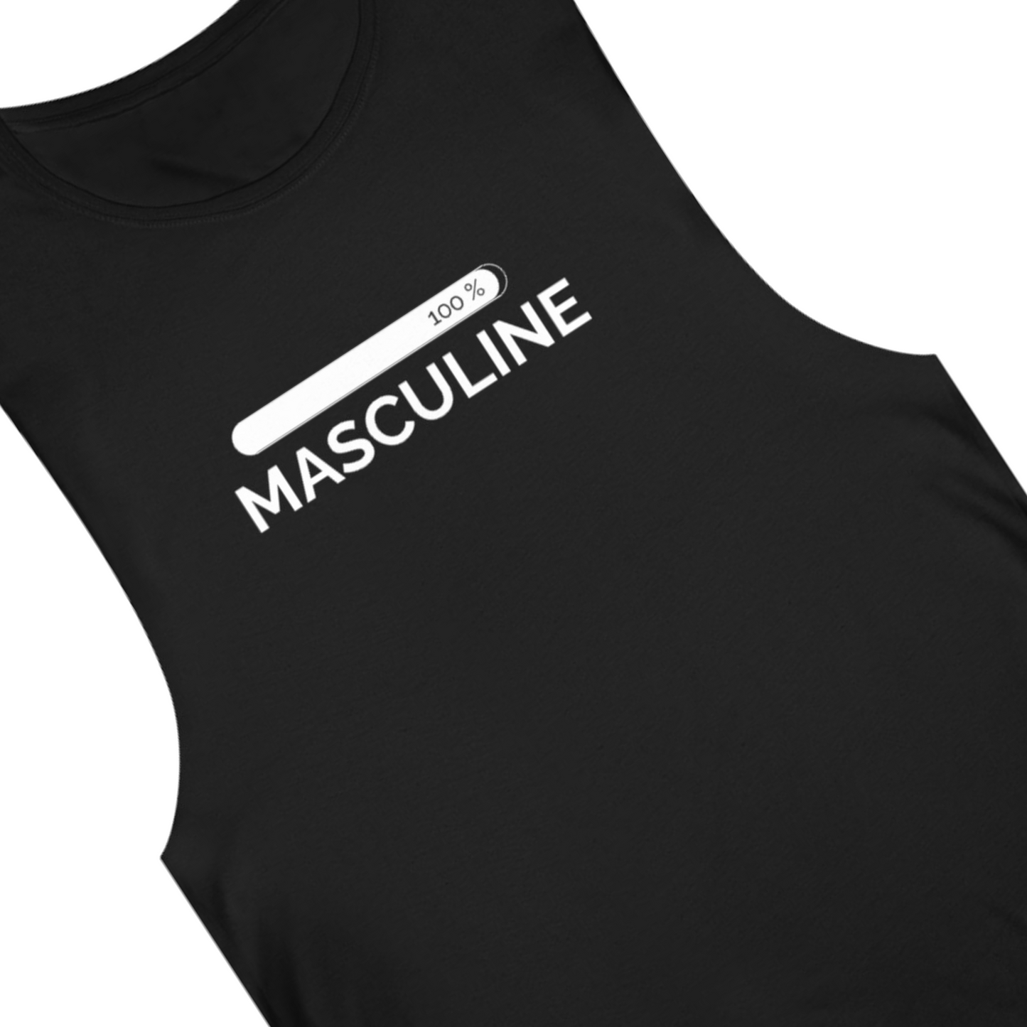 Men's Masculine Black Tank