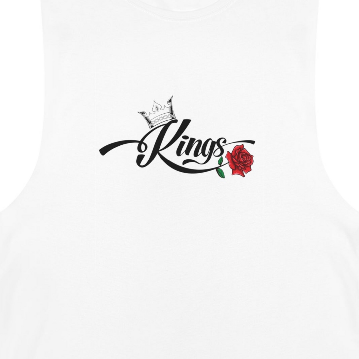 Men's King White Tank