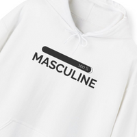 Men's Masculine White Hoodie