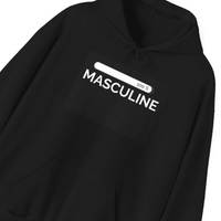 Men's Masculine Black Hoodie