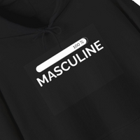 Men's Masculine Black Hoodie