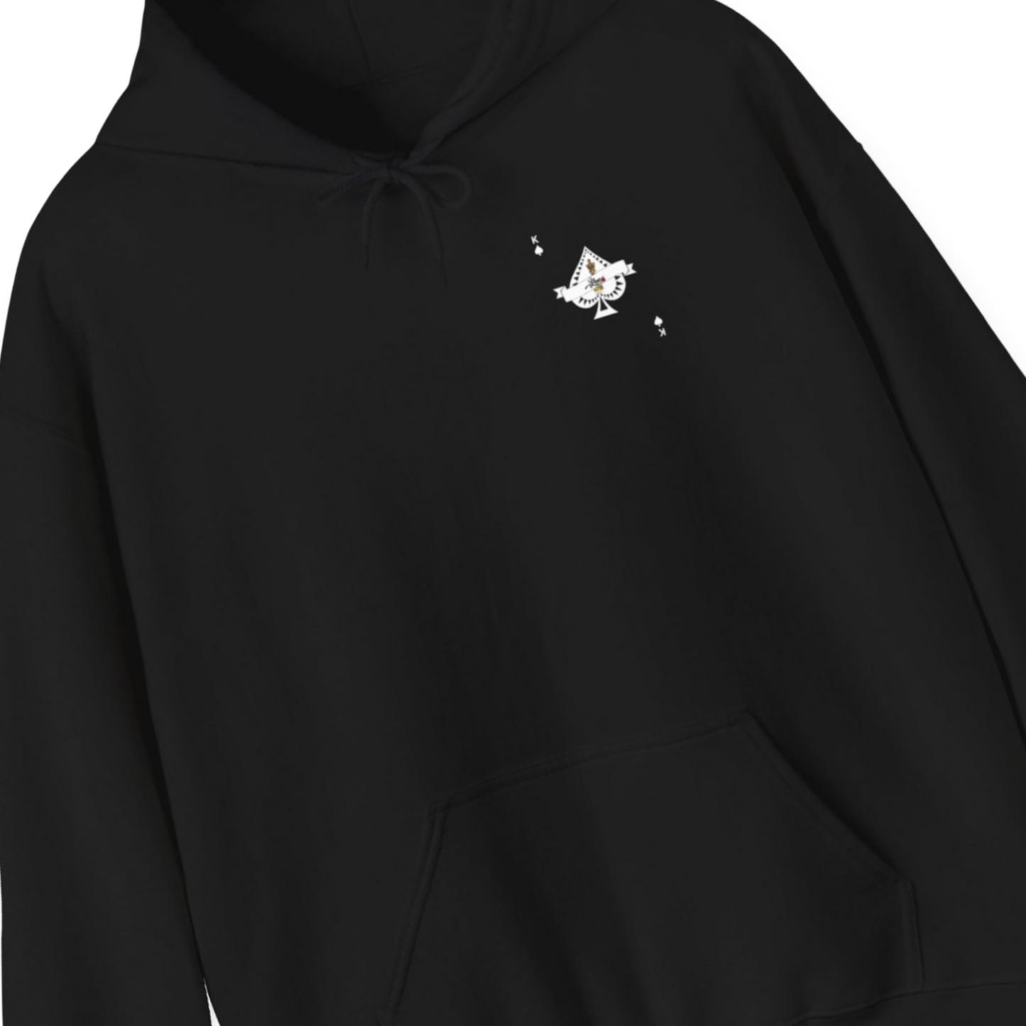 Men's Ace King Black Hoodie