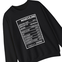 Premium Men's Masquline Black Sweatshirt