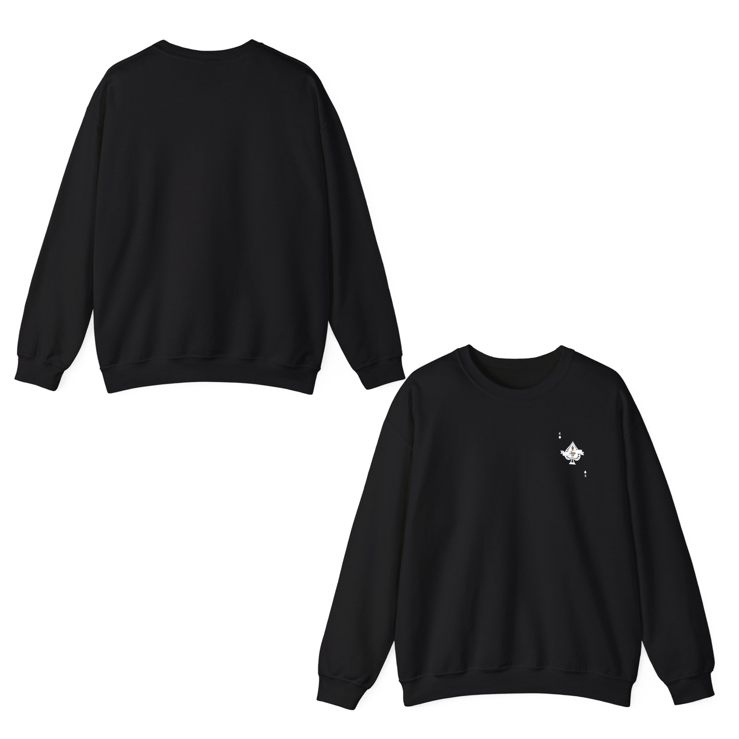 Men's Ace King Black Sweatshirt