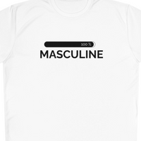 Men's Masculine White Long Sleeve Tee