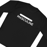 Men's Masculine Black Long Sleeve Tee