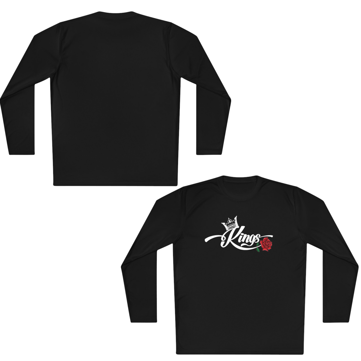 Men's King Black Long Sleeve Tee