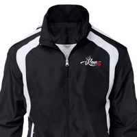 Men's King Black & White Raglan Jacket