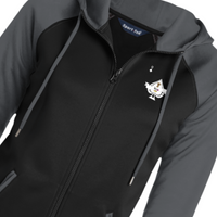 Woman's Ace Queen Black Full-Zip Hooded Jacket