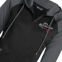 Love & Relationships Black Full-Zip Hooded Jacket