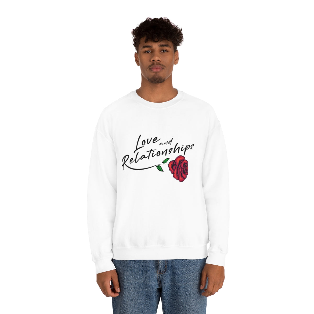 Men's Love & Relationships White Sweatshirt