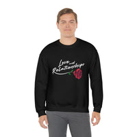 Men's Love & Relationships Black Sweatshirt