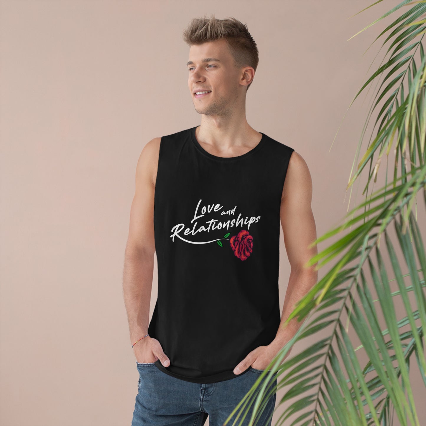 Men's Love & Relationships Black Tank