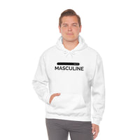 Men's Masculine White Hoodie