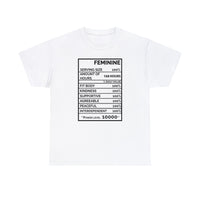 Women's Feminine White T-Shirt