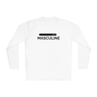 Men's Masculine White Long Sleeve Tee