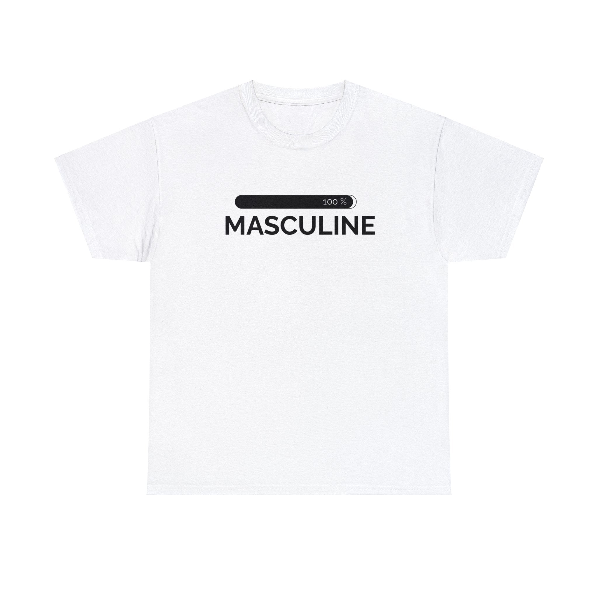 Men's Masculine White T-Shirt