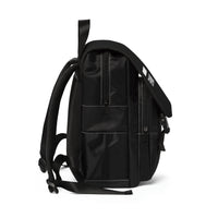 Woman's Feminine Black Casual Shoulder Backpack